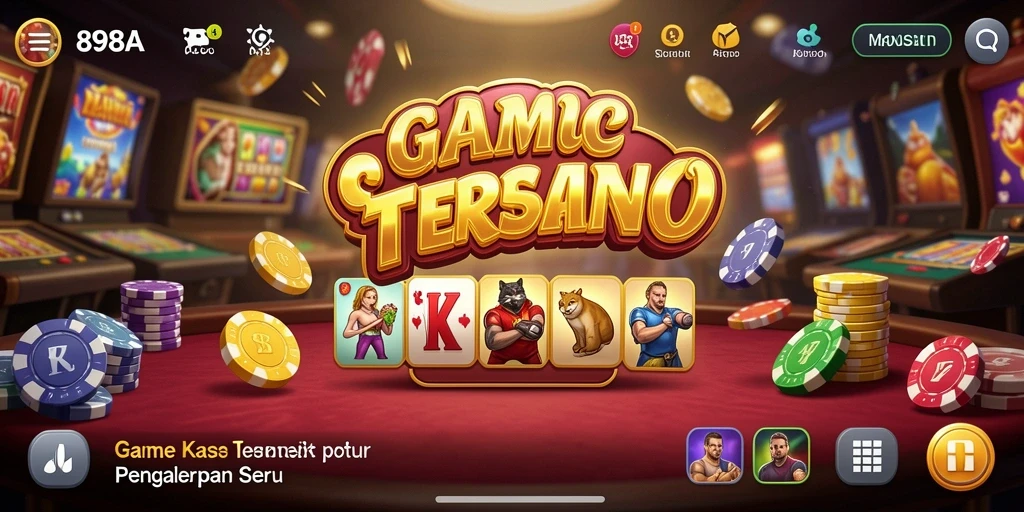 Screenshot menampilkan gameplay seru dalam aplikasi Kasino 898A.