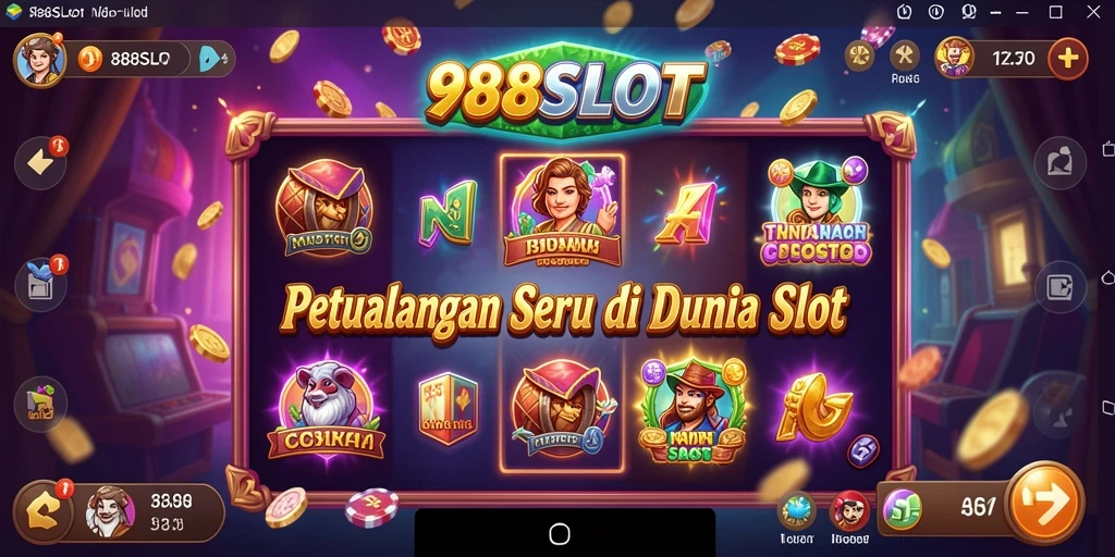 Tampilan gameplay seru di dunia slot 988SLOT.