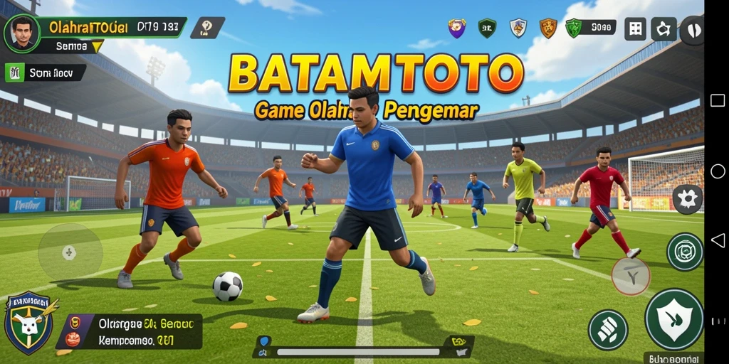 Tampilan gameplay BATAMTOTO yang mendebarkan dan penuh aksi olahraga.