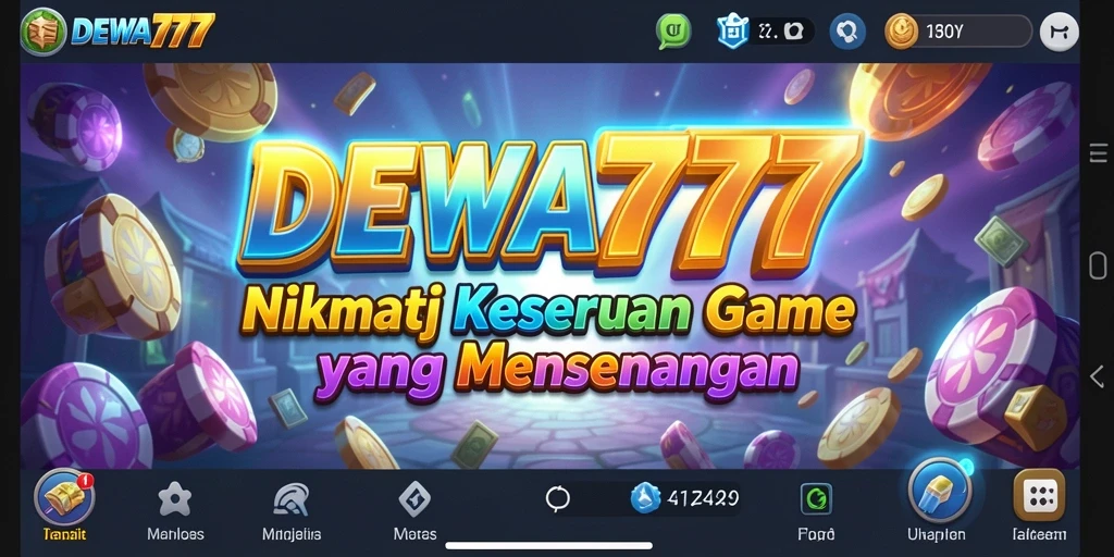 Tangkapan layar gameplay DEWA777 menampilkan aktivitas seru dalam game Idle.