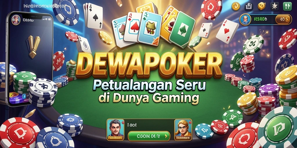 Tampilan visual menarik dari gameplay DEWAPOKER yang penuh petualangan.
