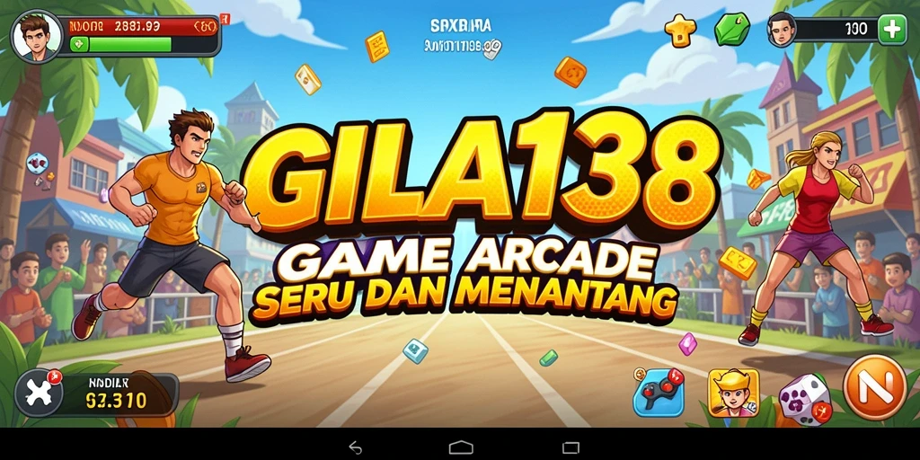 Tampilan menarik dan dinamis dari gameplay GILA138.