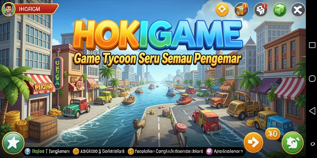 Tampilan gameplay HOKIGAME yang seru dan menantang.
