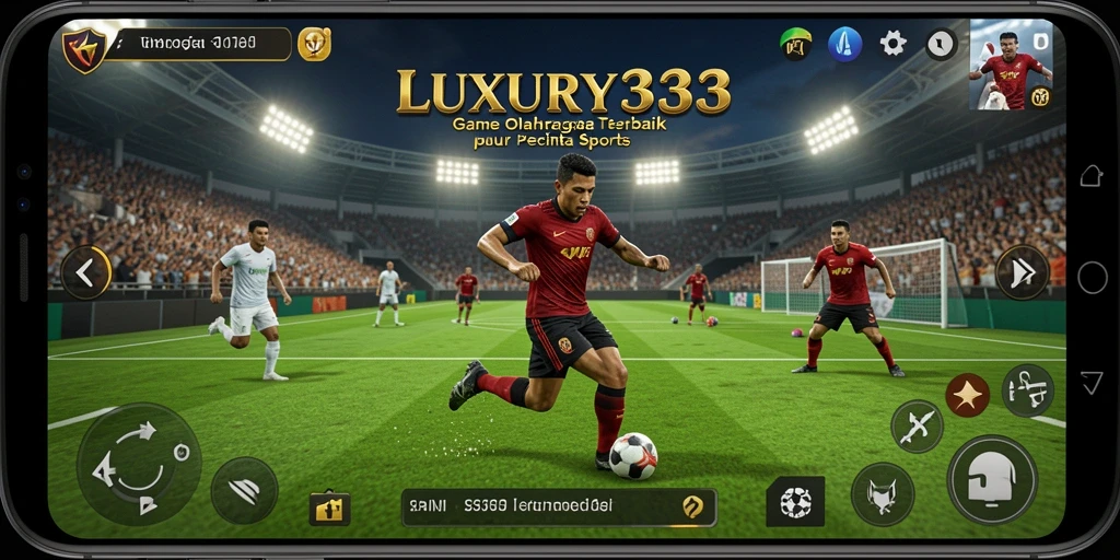 Screenshot gameplay LUXURY333 yang menunjukkan aksi olahraga seru.