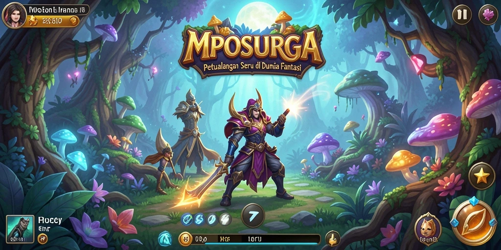 Tampilan gameplay seru MPOSURGA dengan petualangan yang menegangkan.