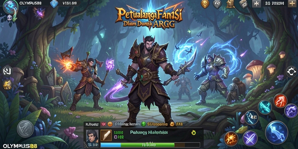 Tampilan gameplay OLYMPUS88 yang mendebarkan dalam pertarungan ARPG.