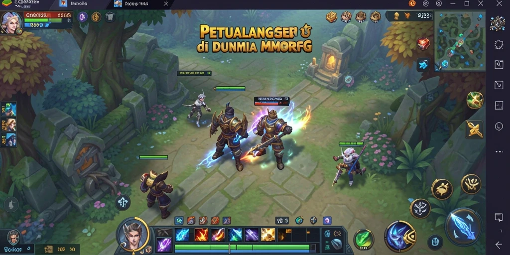 Gameplay menarik dari QQ222 dalam dunia MMORPG.