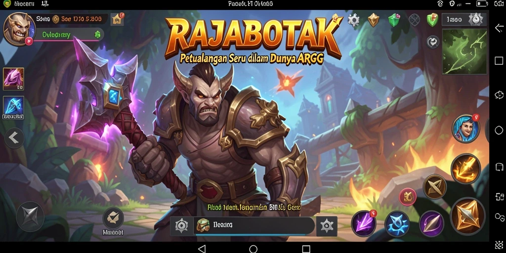 Gameplay menarik dalam RAJABOTAK yang memukau dan mendalam.