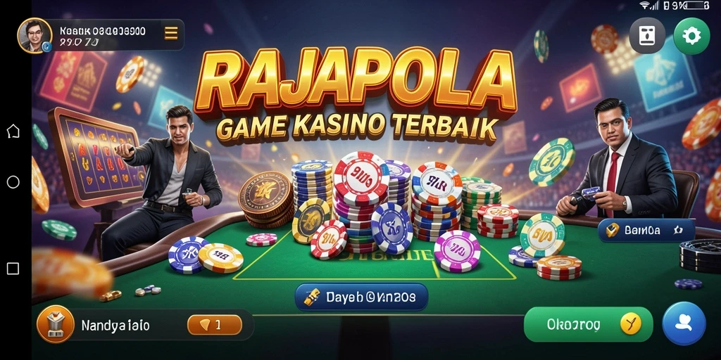 Tampilan menarik dari gameplay Kasino di RAJAPOLA.