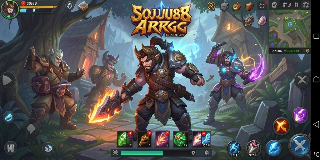 Screenshot gameplay SOJU88 menampilkan aksi seru di dunia ARPG.