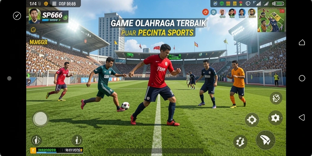 Tangkapan layar gameplay SP666 yang memukau dan penuh aksi olahraga.